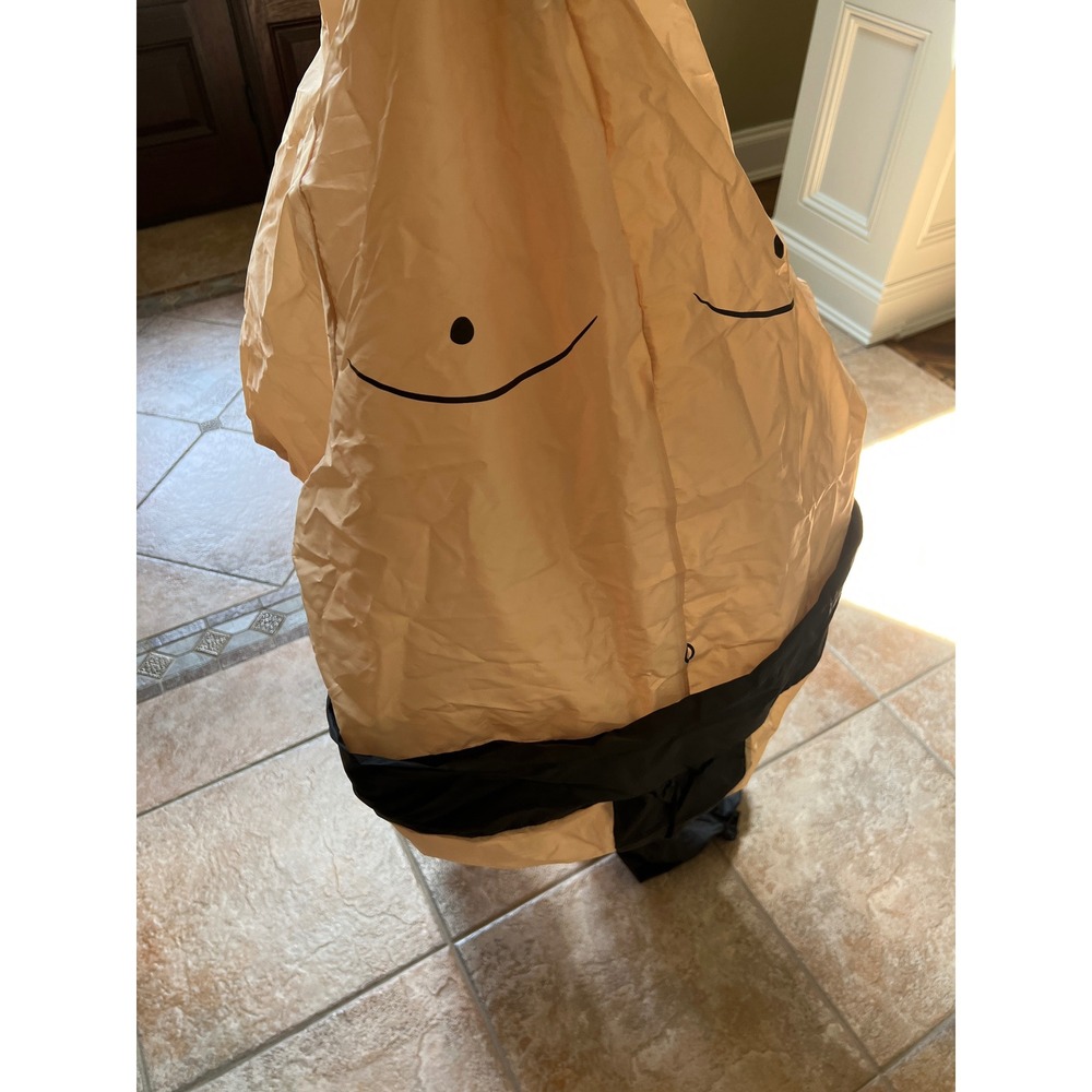 Spirit Halloween Sumo Inflatable Costume Kids Tan Black Blow Up Suit One Size - Picture 7 of 7